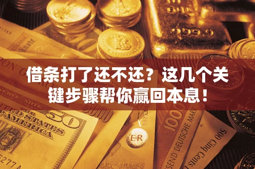 济南借条打了还不还？这几个关键步骤帮你赢回本息！