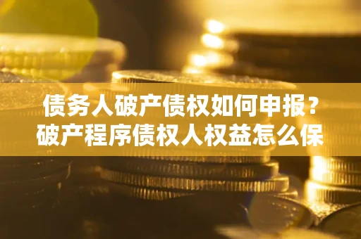 济南债务人破产债权如何申报？破产程序债权人权益怎么保障？