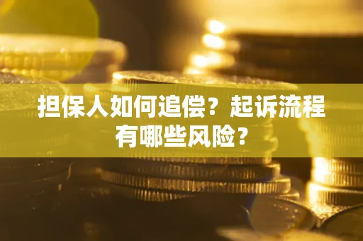 济南担保人如何追偿？起诉流程有哪些风险？