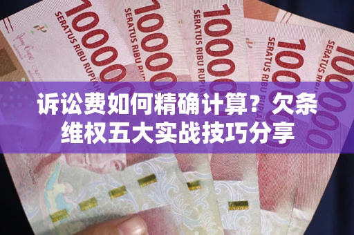 济南诉讼费如何精确计算？欠条维权五大实战技巧分享