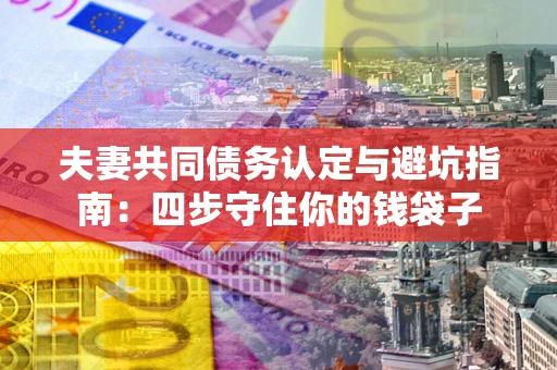 济南夫妻共同债务认定与避坑指南：四步守住你的钱袋子