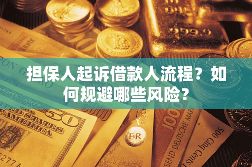 济南担保人起诉借款人流程？如何规避哪些风险？