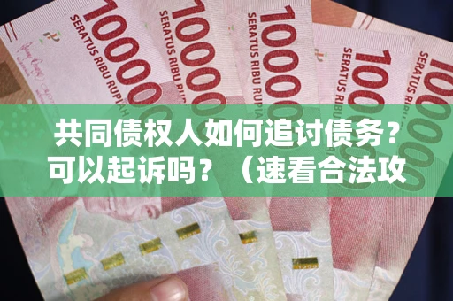 济南共同债权人如何追讨债务？可以起诉吗？（速看合法攻略）
