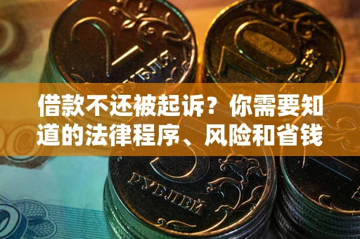 济南借款不还被起诉？你需要知道的法律程序、风险和省钱技巧